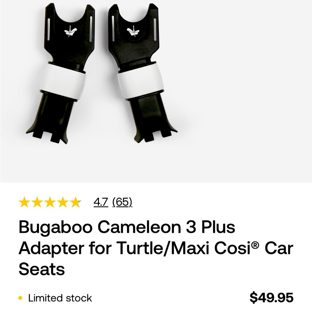 Bugaboo Cameleon3 nuna/maxi cosí seat adapter
